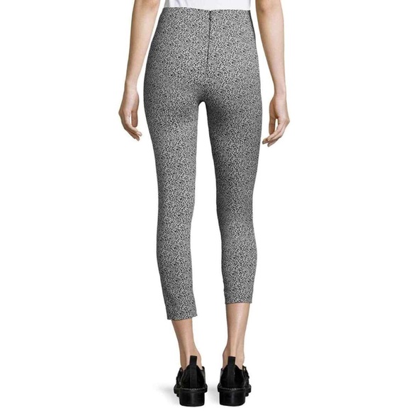 SOLD Rag & Bone Simone Slim Ankle Pant White Leopard Print 2 - Picture 3 of 8